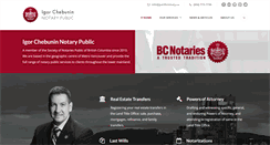 Desktop Screenshot of pacificnotary.ca