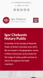 Mobile Screenshot of pacificnotary.ca